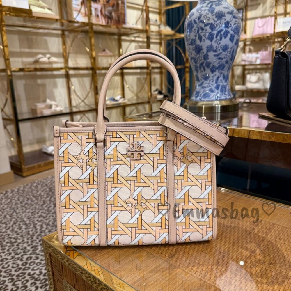 Tory Burch Blake Basketweave Small Tote 180479 $430